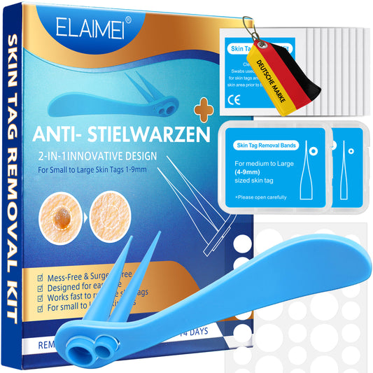 Stielwarzen Entferner Set -  einfache Anwendung zu Hause
