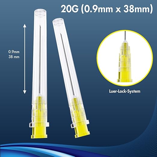 Kanülen 100 Stück 24G 0,55 x 25mm einzeln verpackt