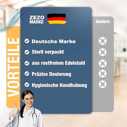 Kanülen 100 Stück 22G x 1 ½" (0,7 mm x 38 mm) einzeln verpackt