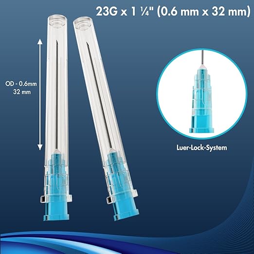 Kanülen 100 Stück 23G x 1 ¼" (0,6 mm x 32 mm)