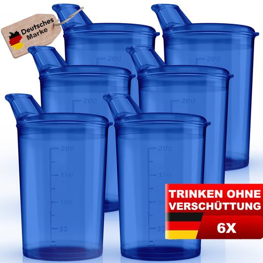 Schnabelbecher mit Deckel 250ml - Blau
