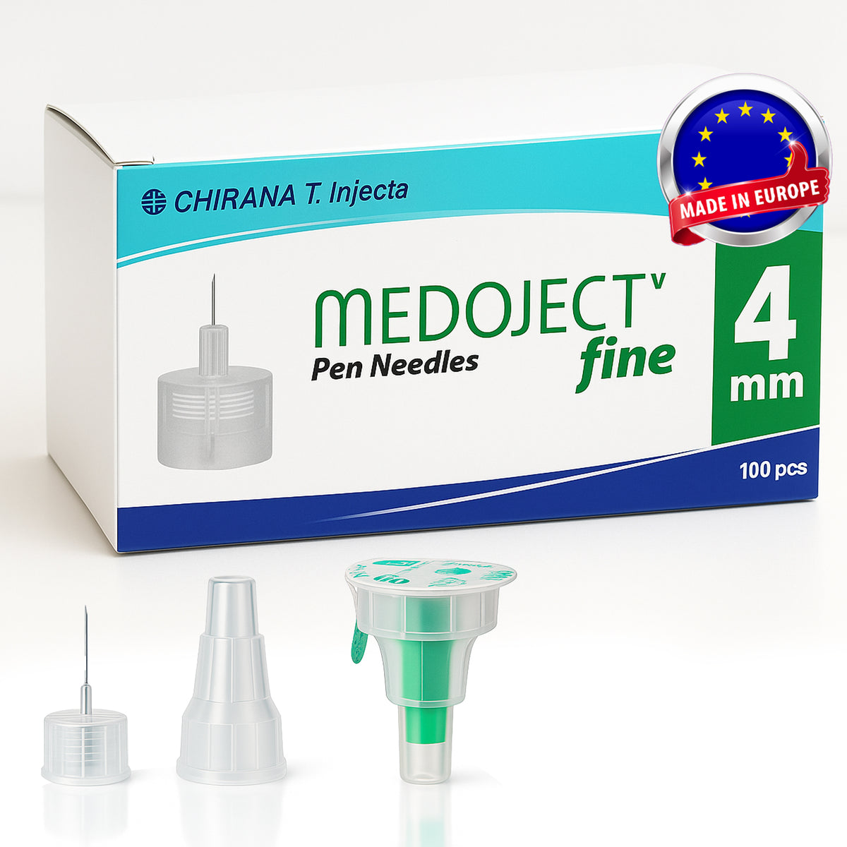 Medoject Sterile Pen Nadeln 100 Stück