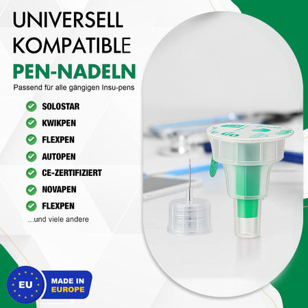 Medoject Sterile Pen Nadeln 100 Stück (MedTreu) – Bild 4 von 9