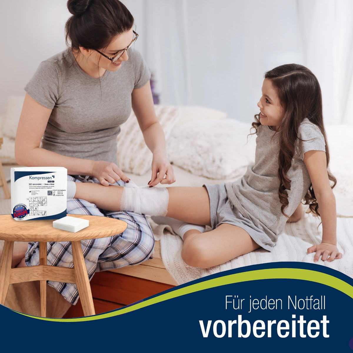 Mullkompressen 10x10 cm – 100 Stück (unsteril)