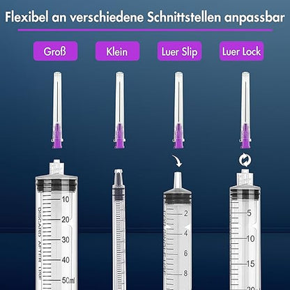 Kanülen 100 Stück 24G x 1" (0,55 mm x 25 mm) einzeln verpackt
