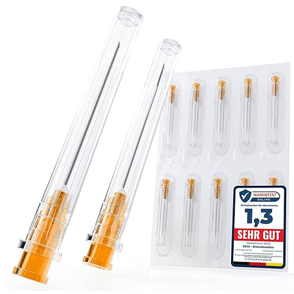 Kanülen 100 Stück 25G x 1" (0,5 mm x 25 mm) einzeln verpackt