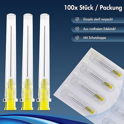 Kanülen 100 Stück 24G 0,55 x 25mm einzeln verpackt