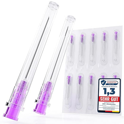 Kanülen 100 Stück 24G x 1" (0,55 mm x 25 mm) einzeln verpackt