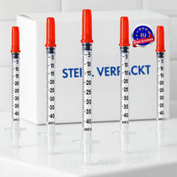 Insulinspritzen 100 Stück 1ml U40 29Gx1/2 (0,33 x 12,7mm)