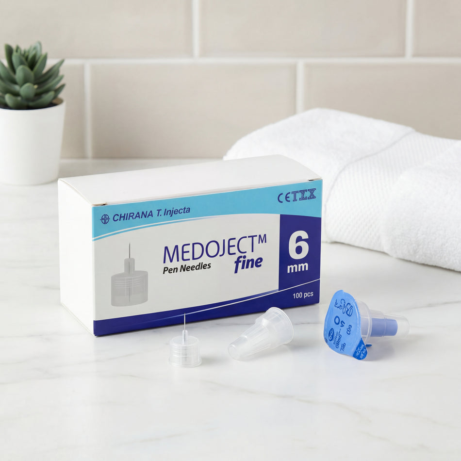 Medoject Sterile Einweg-Nadeln 31G (0,25 mm x 6 mm) (MedTreu)